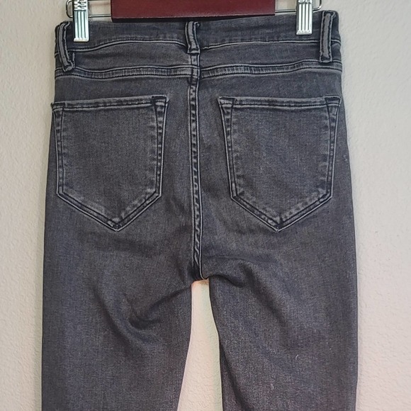 ALL SAINTS GRACE SKINNY SHAPING FIT WOMEN'S JEANS WASHED BLACK SIZE 26 - Picture 11 of 16